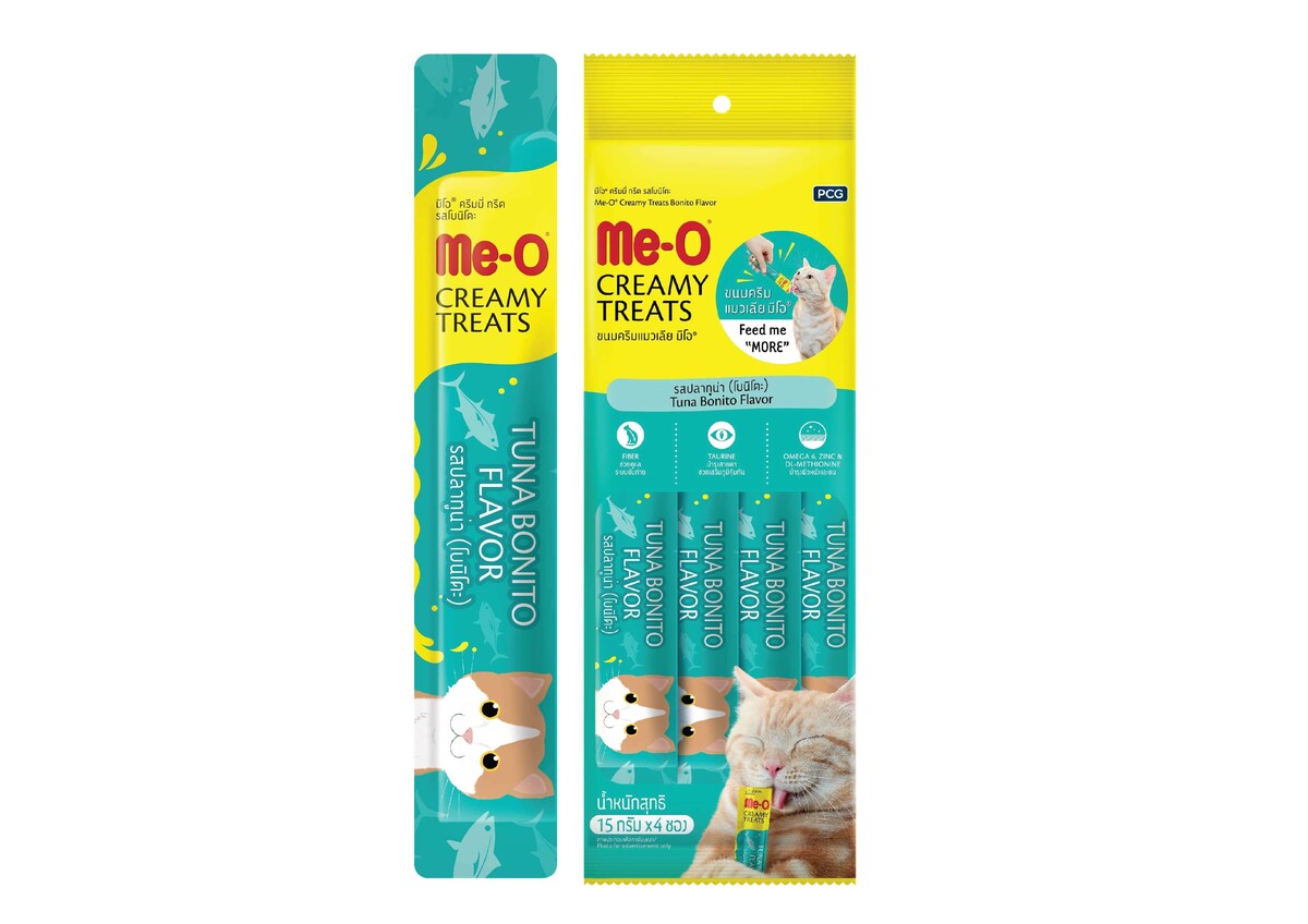  - 3-ME-O CREAMY KUR.TON BALIĞI KEDİ ÖDÜL 4X15GR 12'Lİ