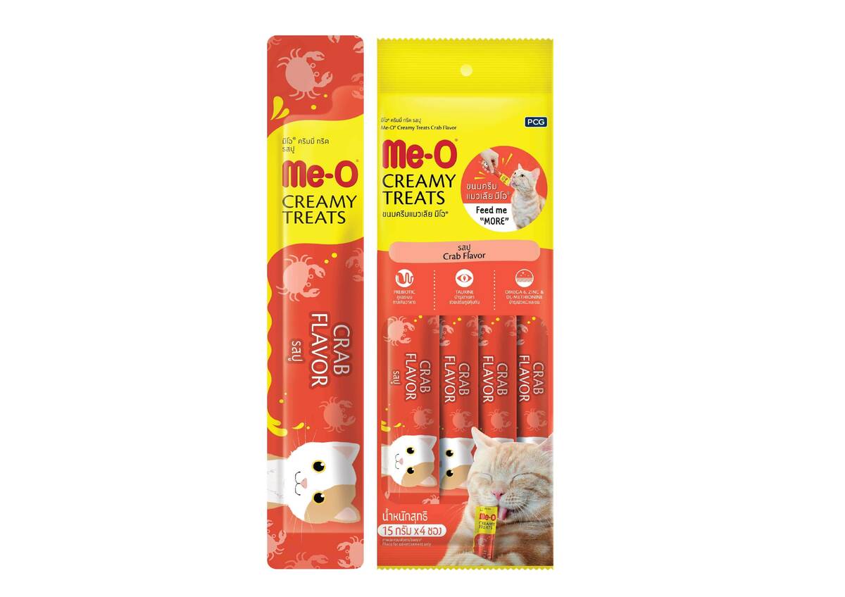 4-ME-O CREAMY YENGEÇ&TON BAL.KEDİ ÖDÜL 4X15GR 12'Lİ