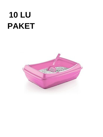 AÇIK KEDİ TUVALETİ ŞNY 10 LU PAKET 49x37,5x15 cm