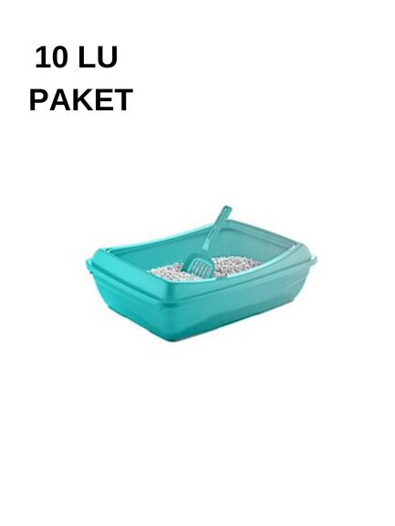 AÇIK KEDİ TUVALETİ ŞNY 10 LU PAKET 49x37,5x15 cm