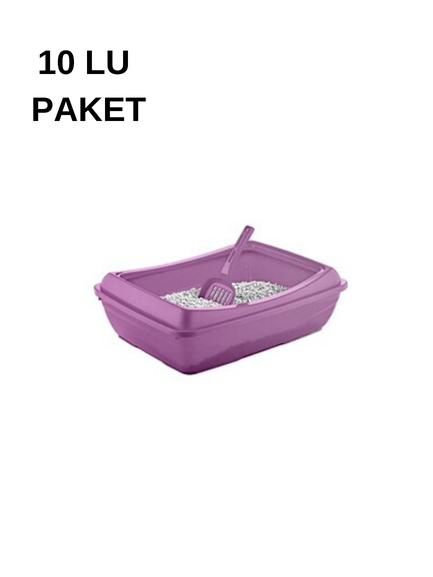 AÇIK KEDİ TUVALETİ ŞNY 10 LU PAKET 49x37,5x15 cm