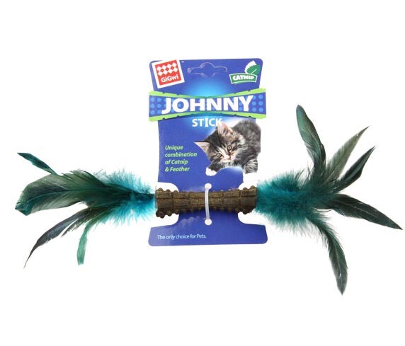 - 7068 Johnny Stick Catnipli Doğal Yeşil Çift Tüylü
