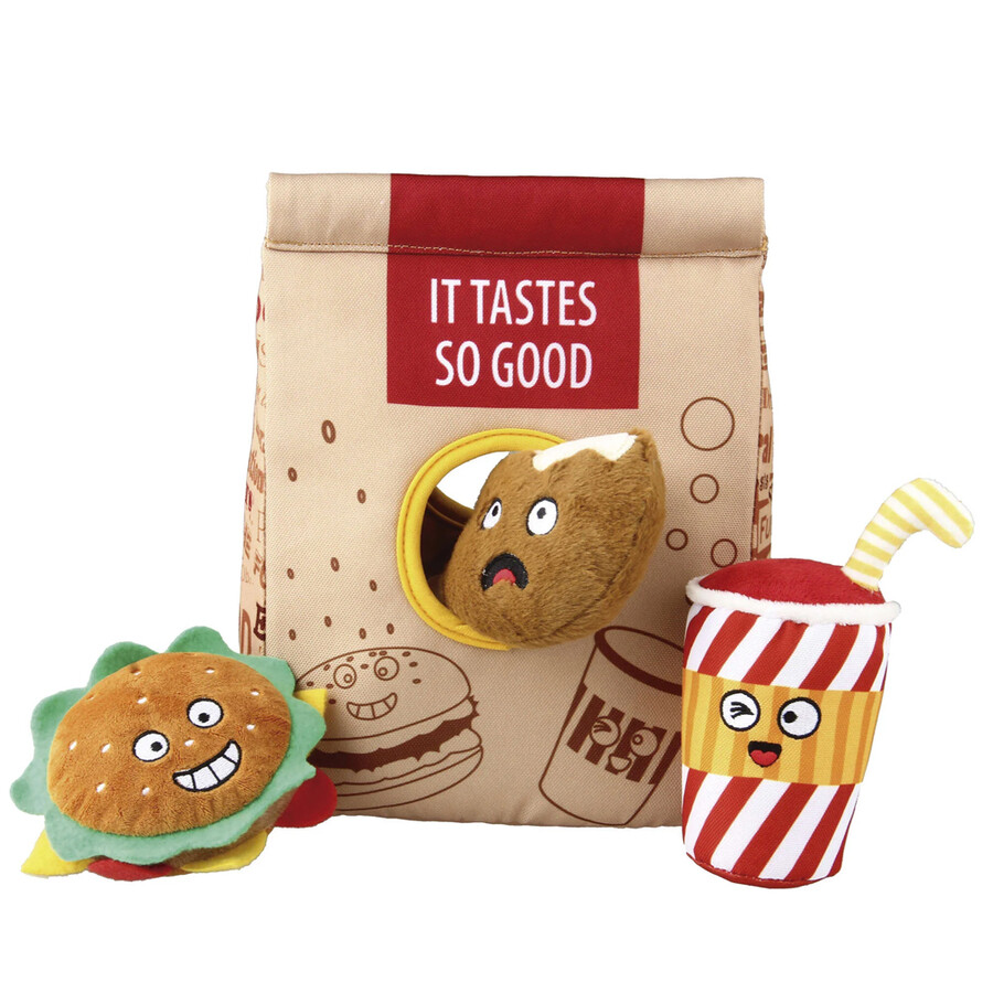  - 8562 Peluş Fast Food Çantası Oyuncak