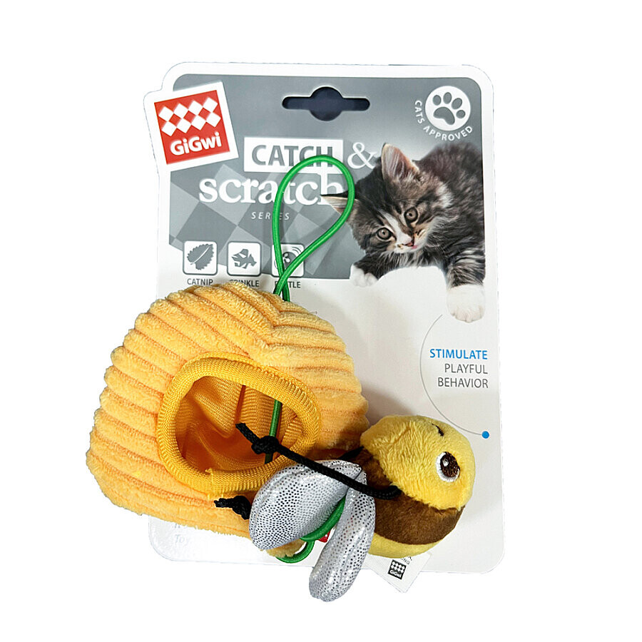  - 7415 Catch&Scratch Arı + Arı Kovanı Kedi Oyuncağı