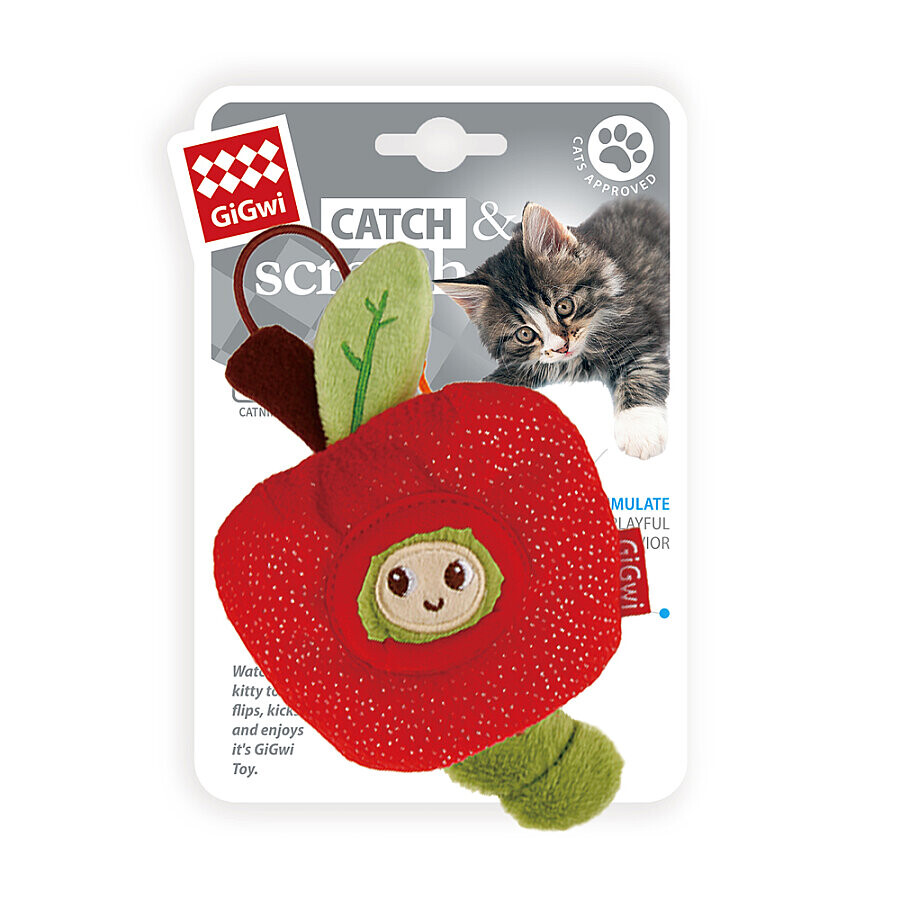  - 7416 Catch&Scratch Tırtıl + Elma Kedi Oyuncağı