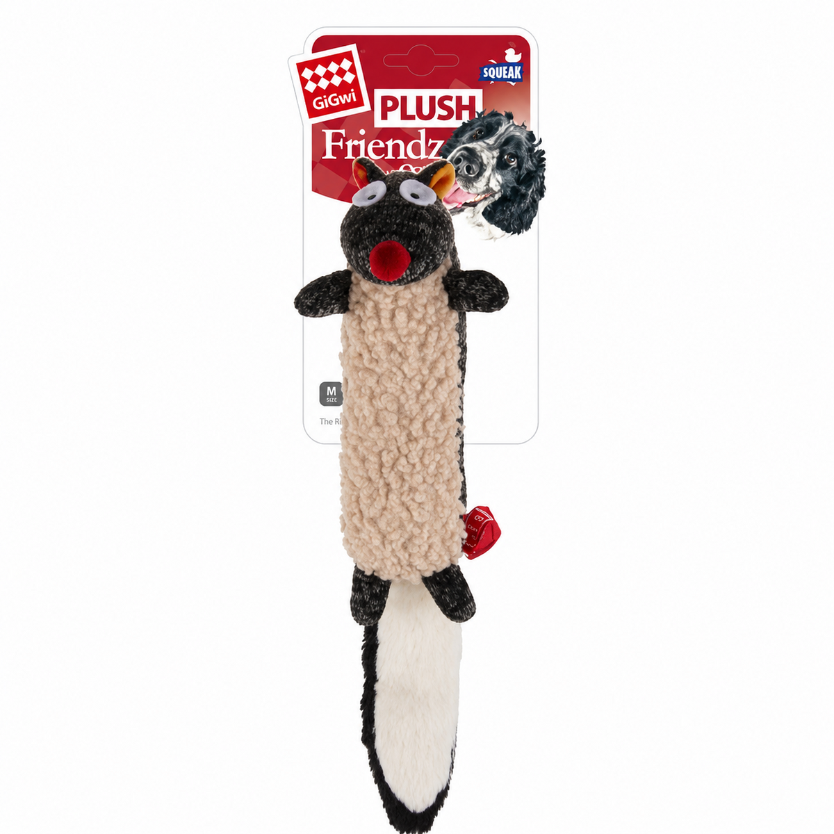  - 6074 Plush Friendz Sesli Rakun Köpek Oyuncağı