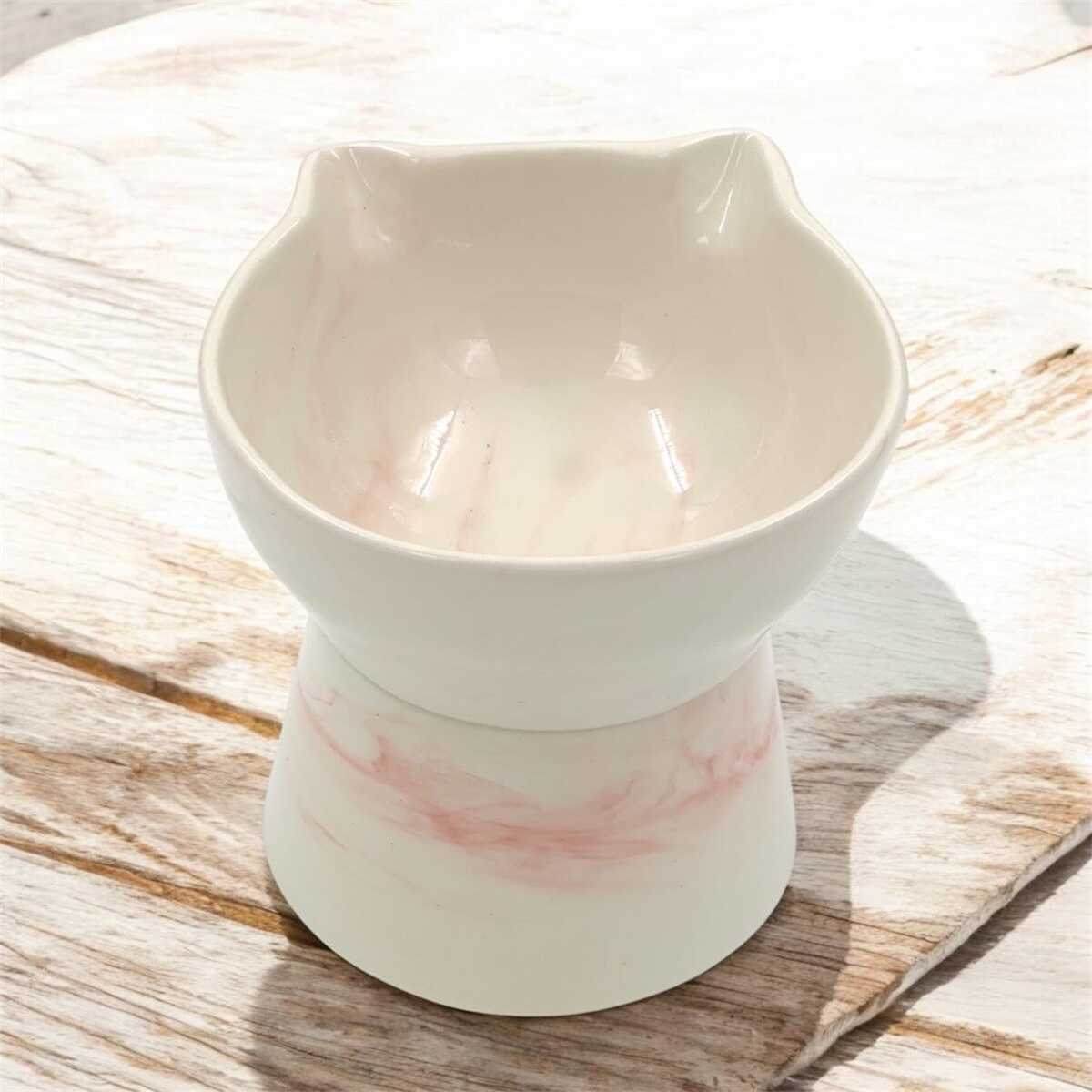 Ayaklı Kedii Figür Su Kabı Pembe Desen