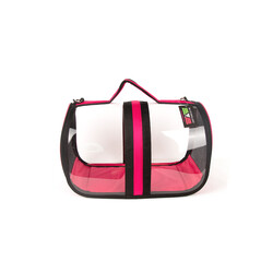 PETPRETTY - BACCO MILANO TRANSPARENT PINK 44X28X28 CM