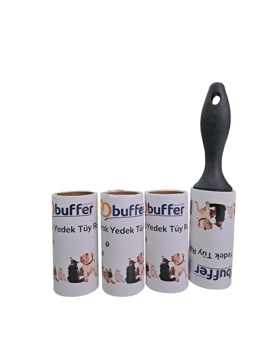 BUFFER 60 YAPRAK 3 YEDEKLİ TÜY TOPLAMA RULOSU 