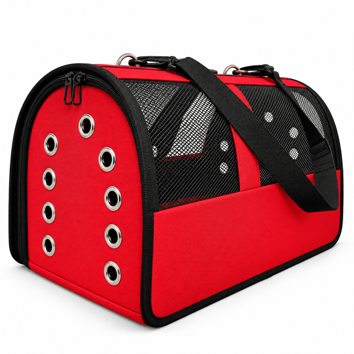  - BÜYÜK BOY FİLELİ ÇANTA KIRMIZI 30*30*49 CM