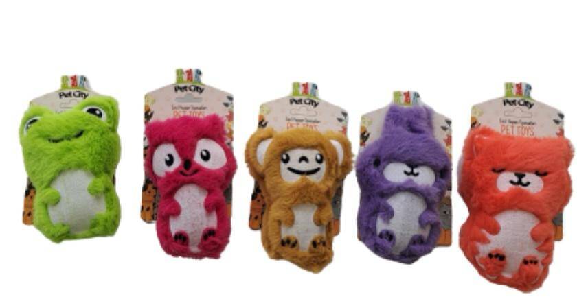 CAT TOYS HAYVANCIK PELUŞ VIG VIG'Lİ KEDİ KÖPEK OYUNCAK 15x12
