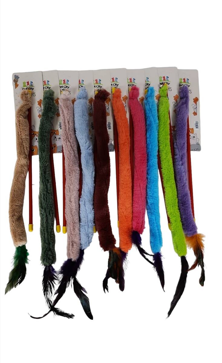 CAT TOYS KEDİ OYUNCAĞI OLTA PELUŞ SOLUCAN