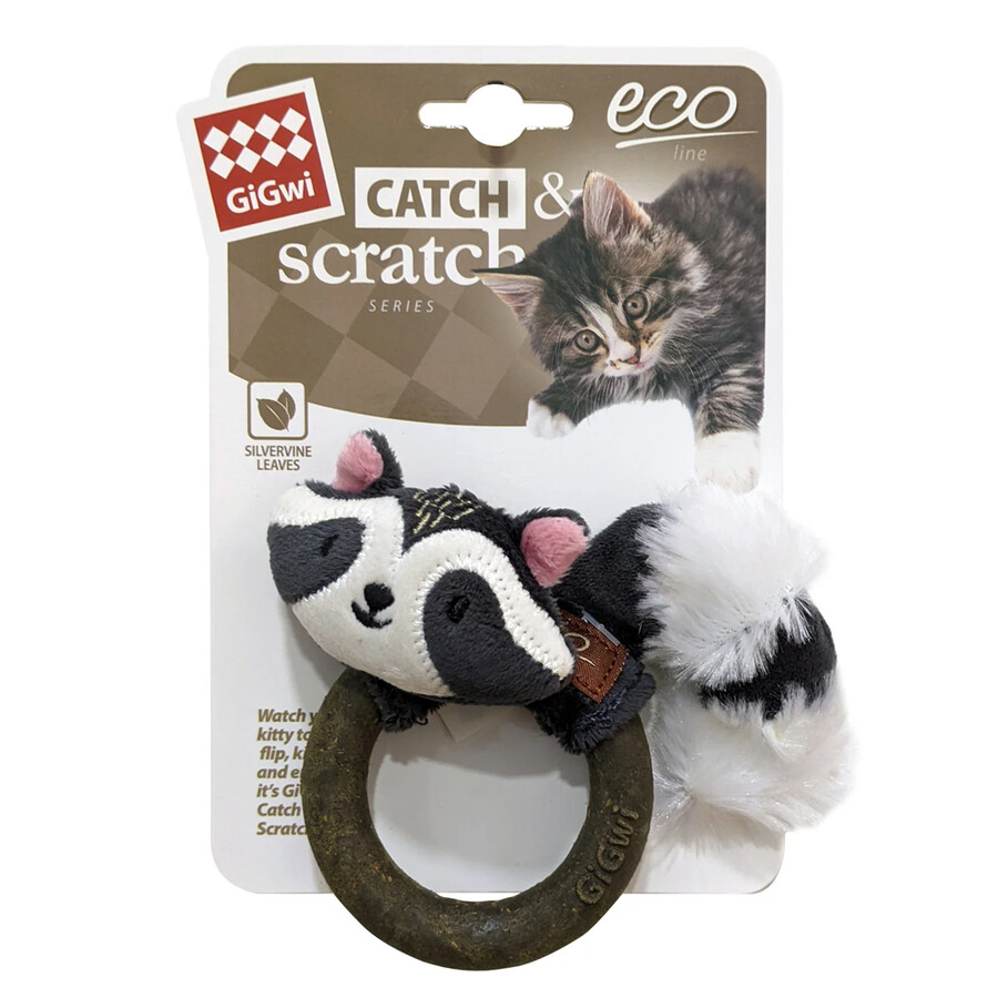  - 7519 Catch&Scratch Rakun Kedi Oyuncağı