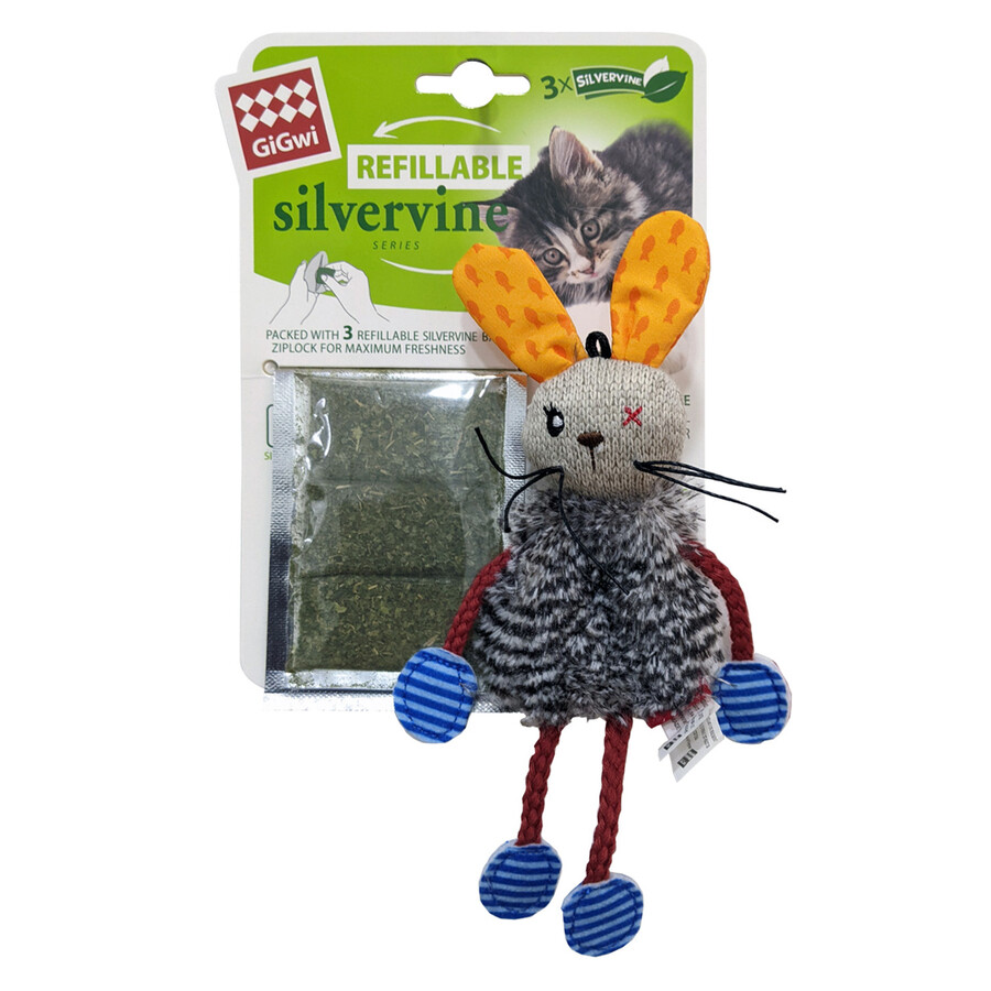  - 7514 Catnipli (Doldurulabilir) Tavşan Kedi Oyuncağı