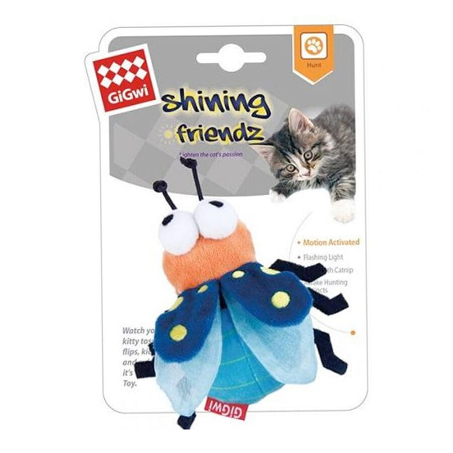  - 7459 Catnipli Işıklı Arı Kedi Oyuncağı