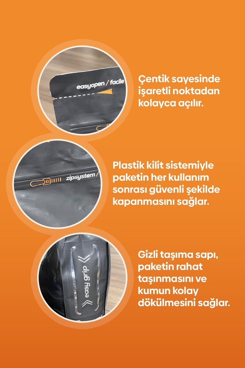 CAT'S GREY VANİLLA&TANGERİNE 16 KG - Thumbnail