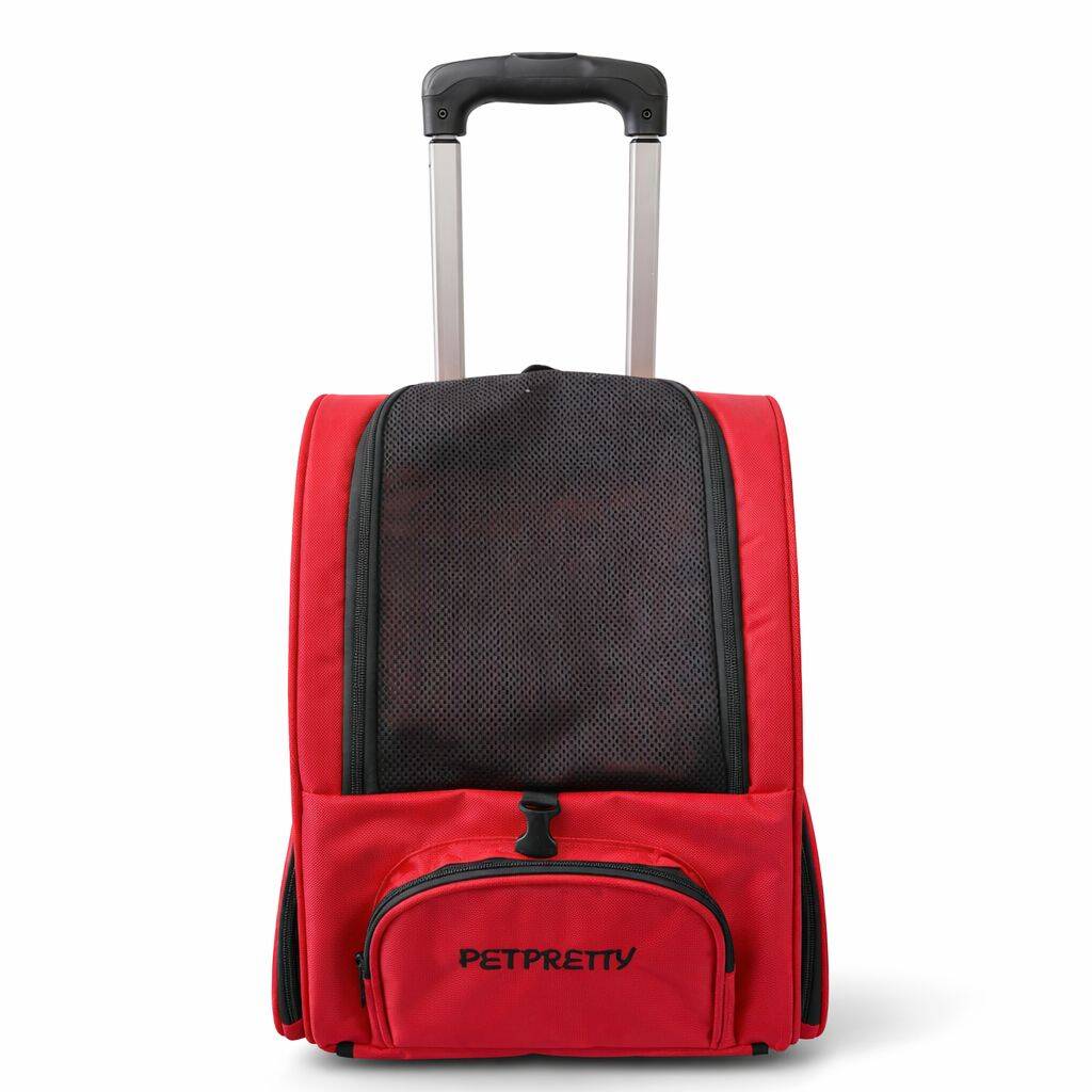 BACKPACK WITH WHEEL RED 32X28X46