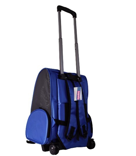 BACKPACK WITH WHEEL BLUE 32X28X46 - Thumbnail