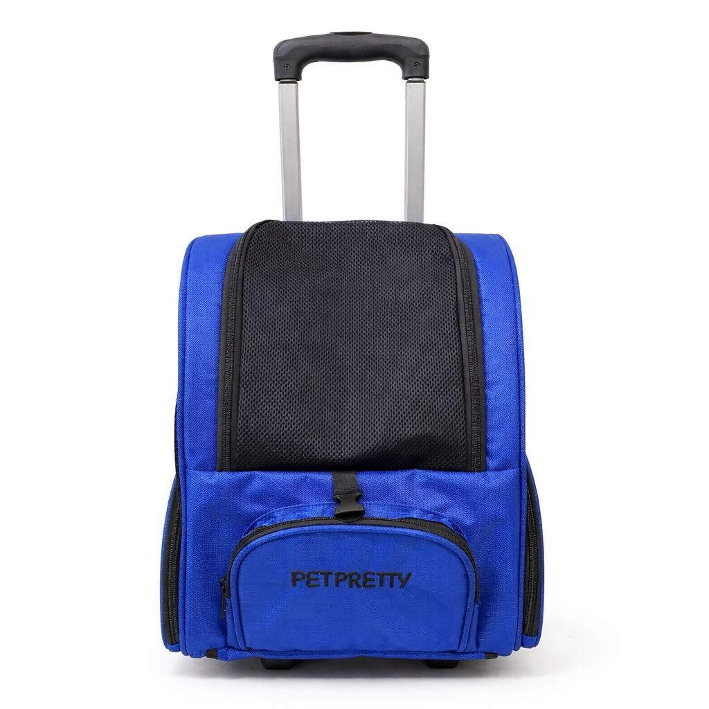 BACKPACK WITH WHEEL BLUE 32X28X46 - Thumbnail
