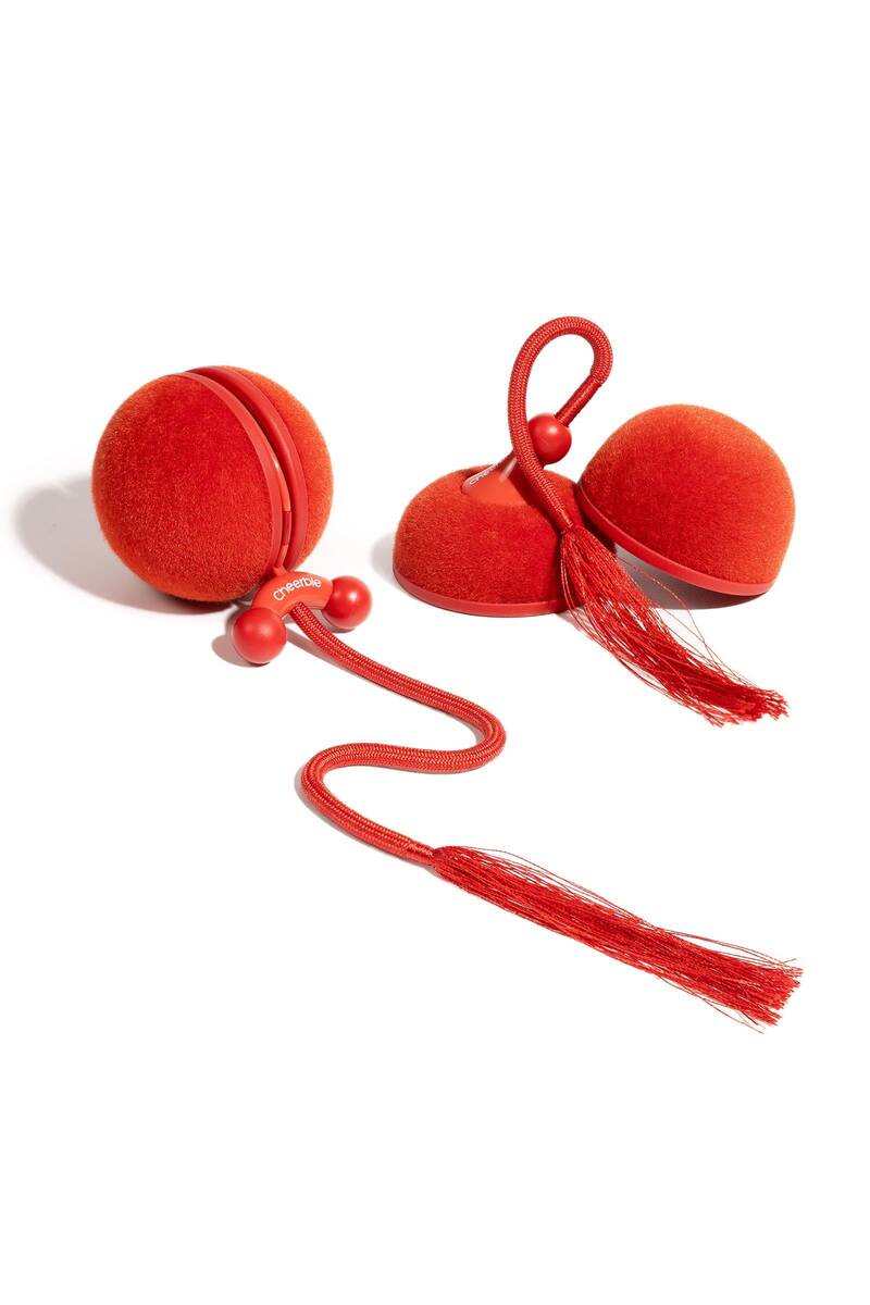 CHEERBLE WİCKED BALL DUO2 İNTERAKTİF ŞARJLI KEDİ OYUN TOPU (2-in-1) KIRMIZI