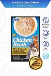  - CİAO CHİCKEN BROTH TAVUK SULU VE DENİZ TARAKLI KEDİ ÇORBASI 50GR 6'LI