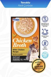  - CİAO CHİCKEN BROTH TAVUK SULU VE TAVUKLU KEDİ ÇORBASI 50GR 6'LI