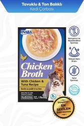  - CİAO CHİCKEN BROTH TAVUK SULU VE TON BALIKLI KEDİ ÇORBASI 50GR 6'LI