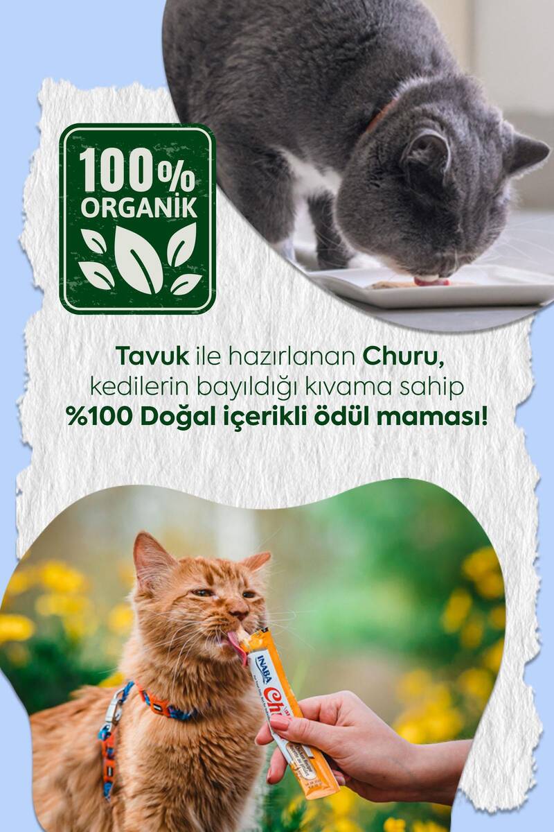 CİAO CHURU BİSQUE TAVUKLU KEDİ ÖDÜL 12X40GR 12'Lİ PAKET