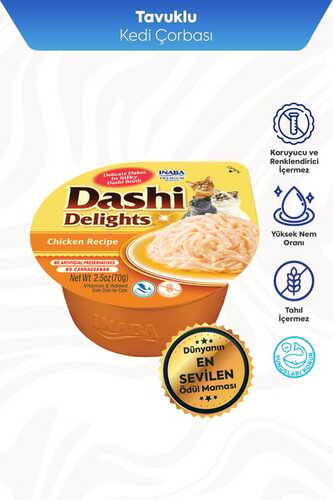 CİAO DASHİ DELİGHTS TAVUKLU KEDİ ÇORBASI 70 GR 6'LI
