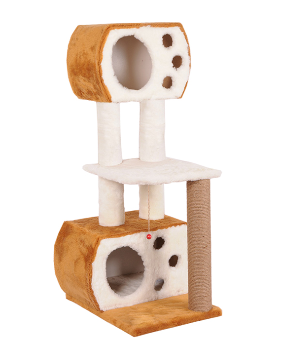  - ÇİFT KATLI TIRMALAMA 115CM KAHVE