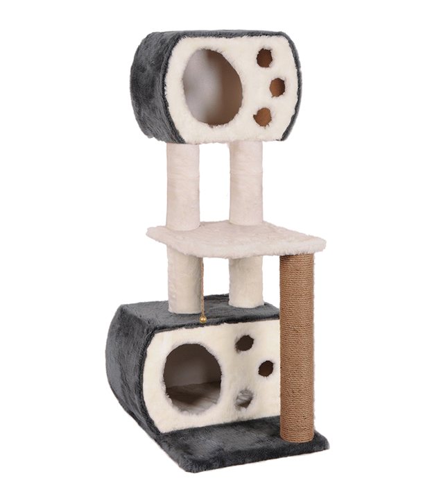 ÇİFT YUVALI KATLI TIRMALAMA 115CM GRİ