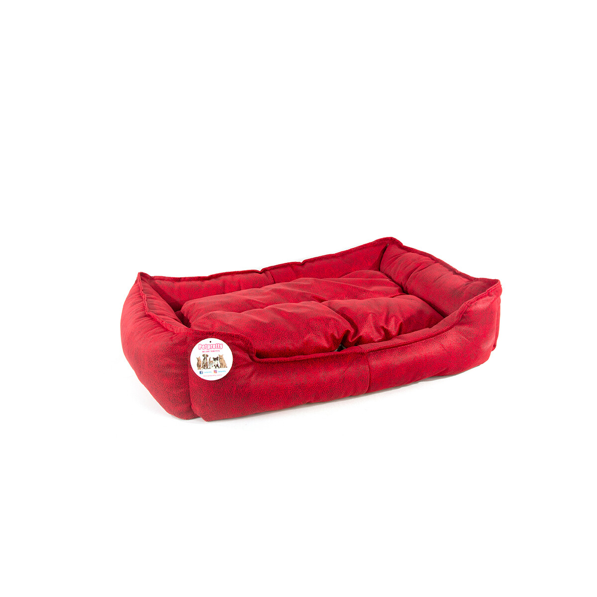 PETPRETTY - COMFORT BATTAL YATAK KIRMIZI 80x100