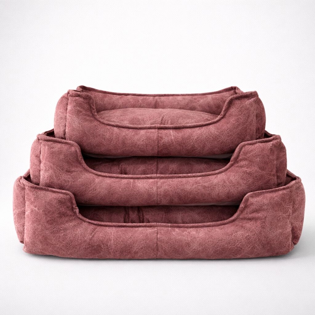 PETPRETTY - COMFORT KOLTUK YATAK 3'LÜ SERİ GÜL KURUSU