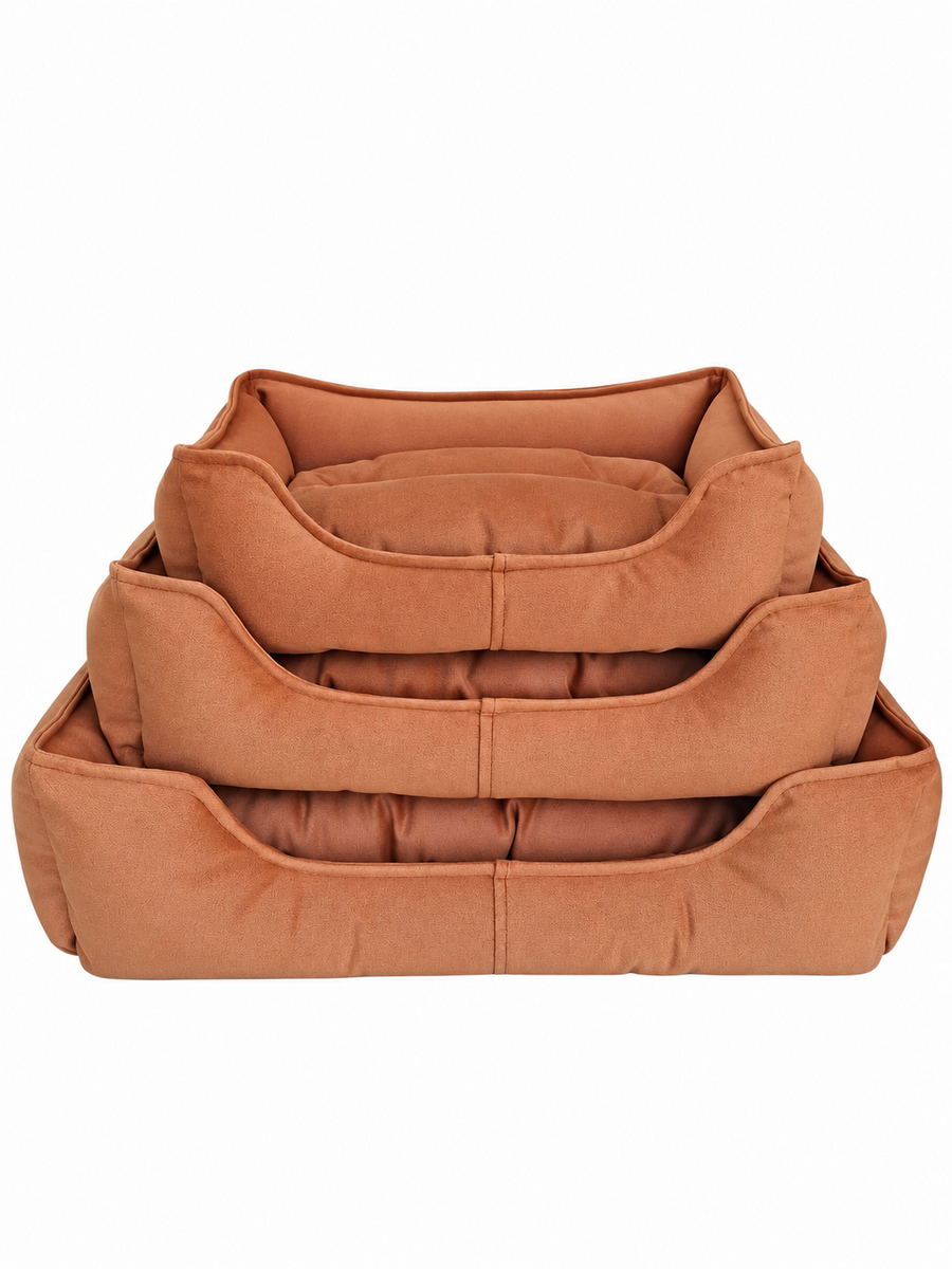 PETPRETTY - COMFORT KOLTUK YATAK 3'LÜ SERİ KAHVERENGİ