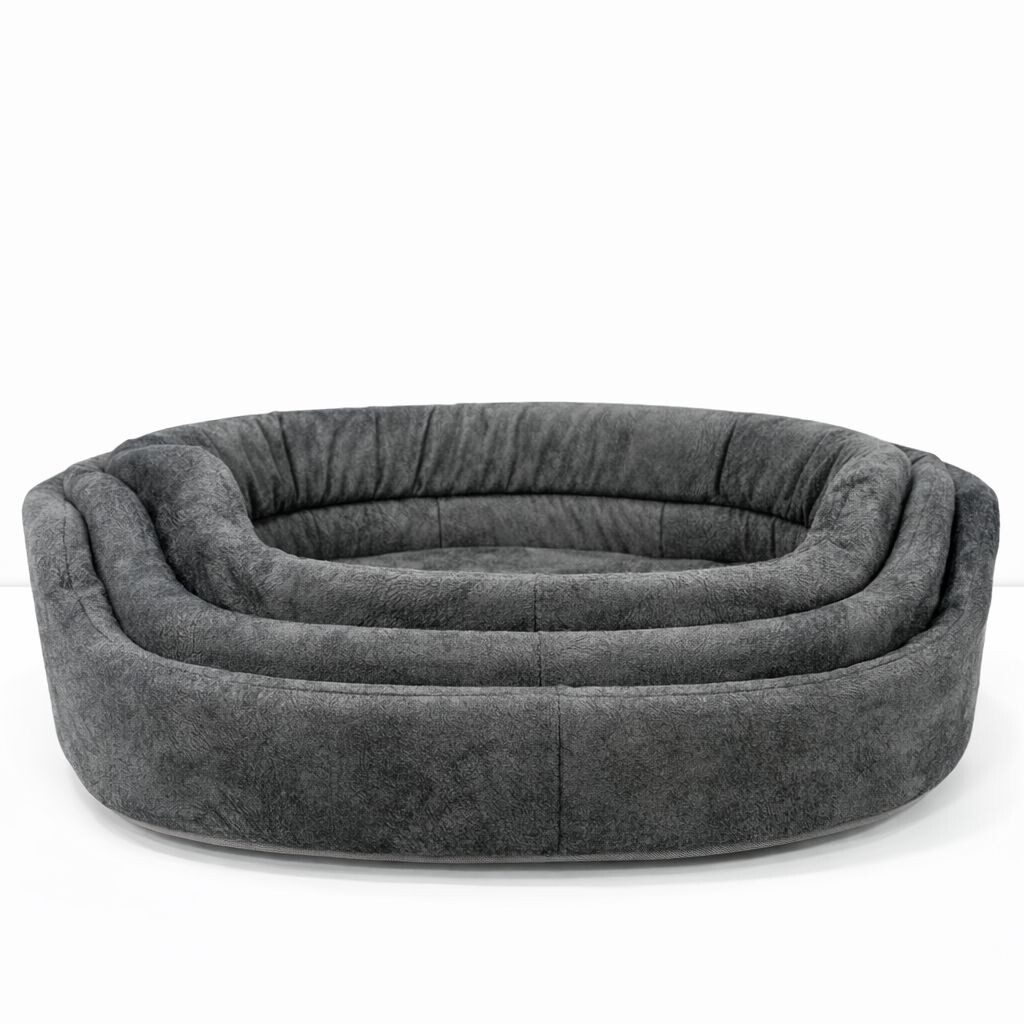 PETPRETTY - COMFORT ÜÇLÜ SET GRİ YATAK 23x41x63cm