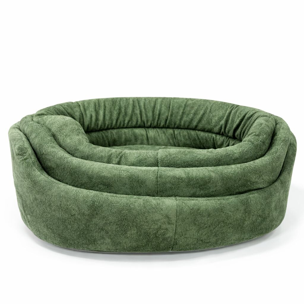 PETPRETTY - COMFORT ÜÇLÜ SET HAKİ YATAK 23x41x63cm