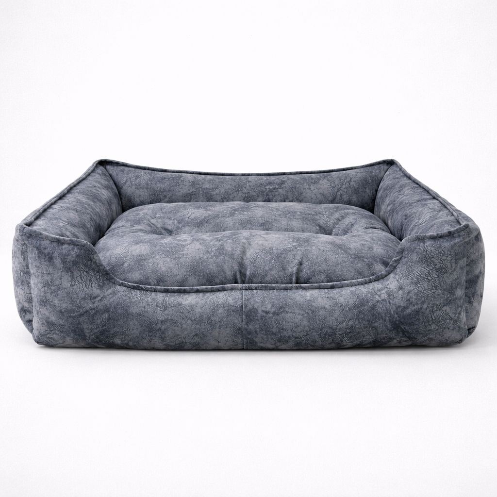 PETPRETTY - COMFORT BED NO4 GREY 65X85X22 CM