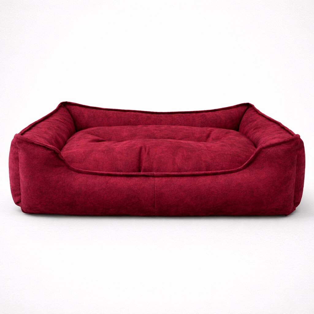 PETPRETTY - COMFORT BED NO4 RED 65X85X22 CM