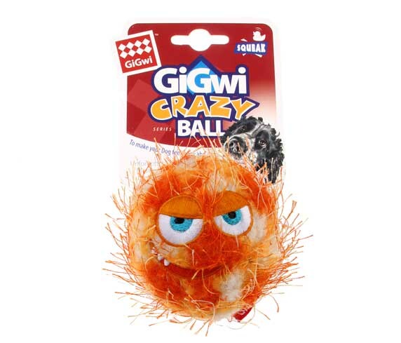  - 6202 Crazy Ball Çılgın Kirpi Top 6 cm Turuncu
