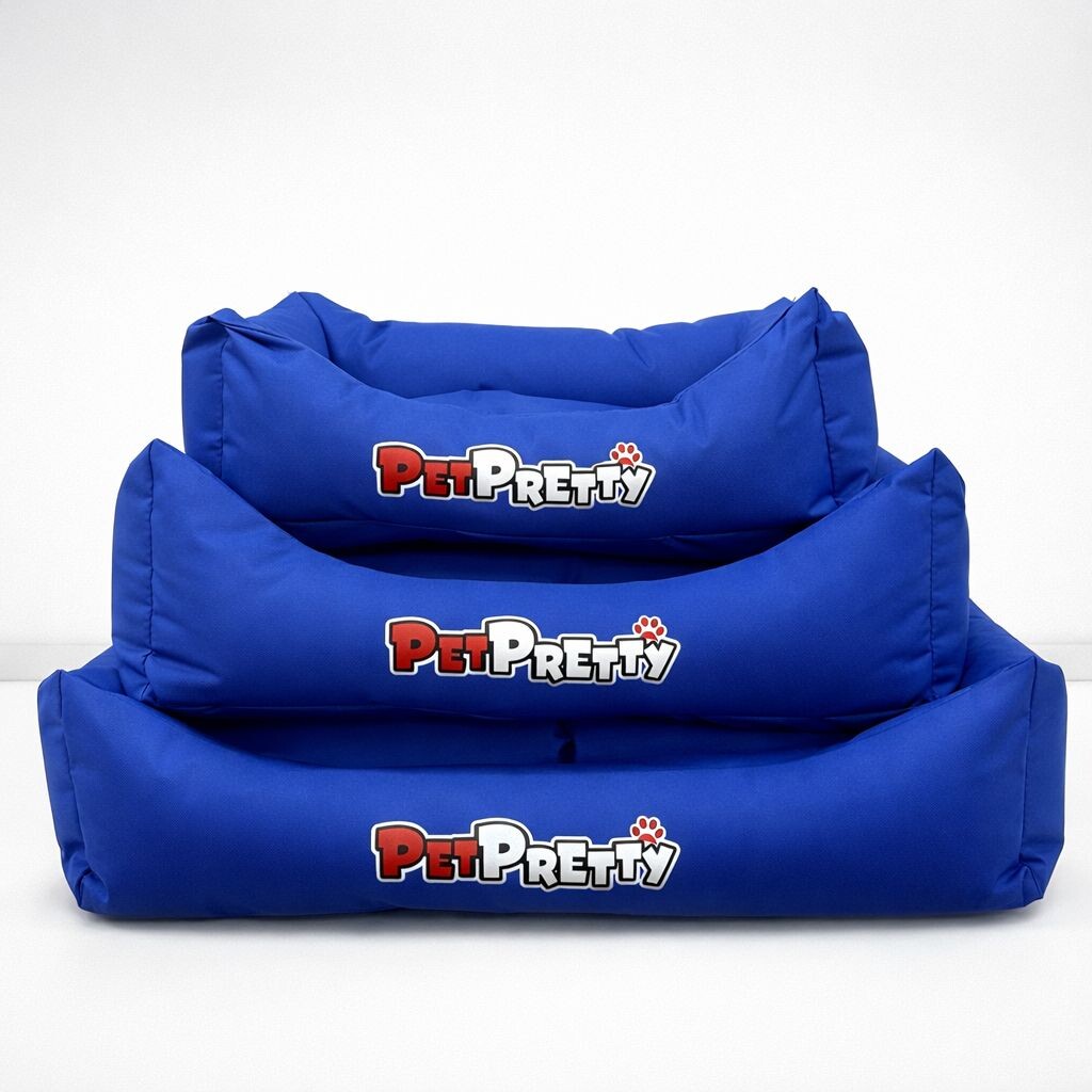 PETPRETTY - DIŞ MEKAN KOLTUK YATAK 3'LÜ SERİ MAVİ