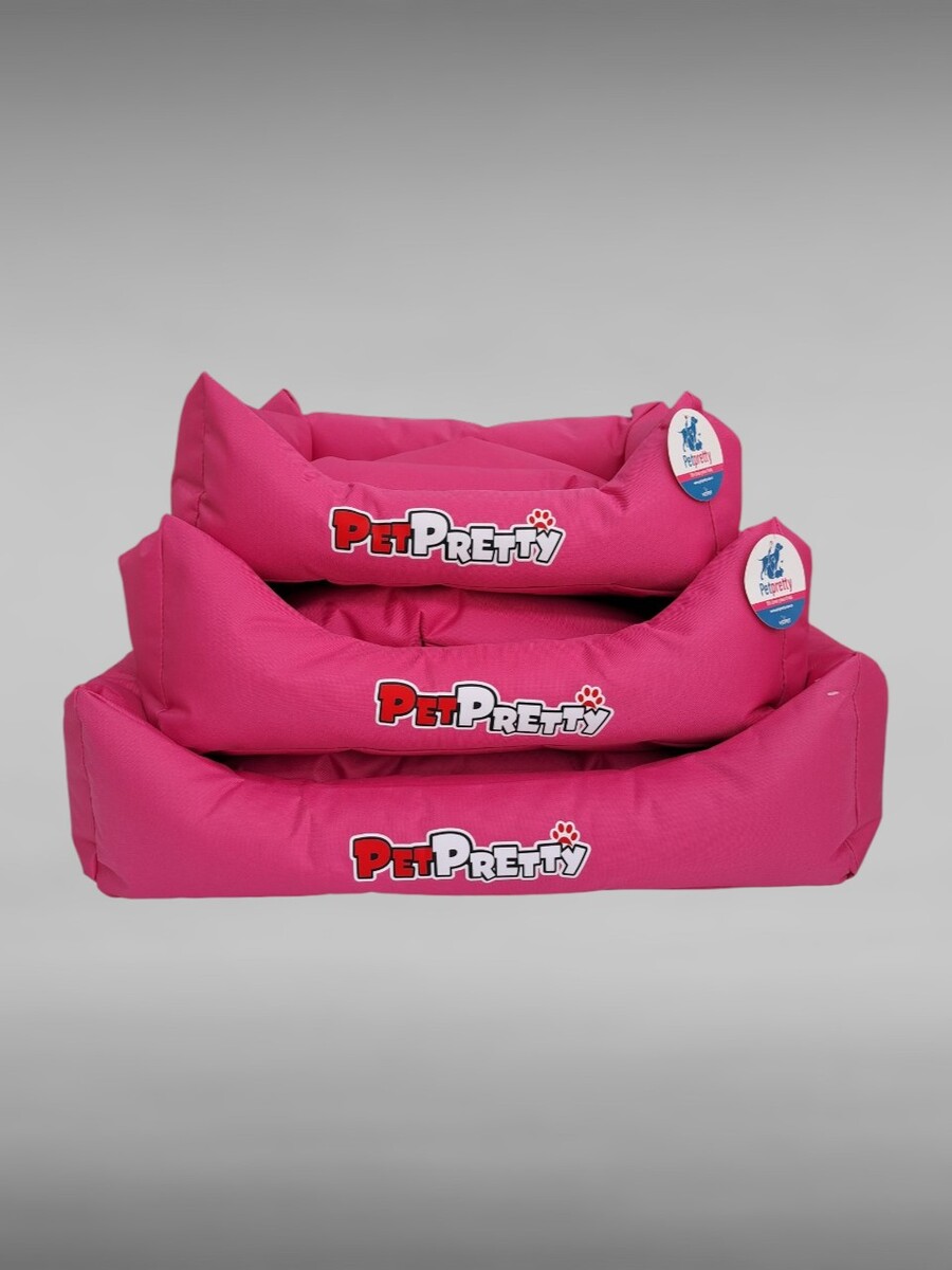 PETPRETTY - DIŞ MEKAN KOLTUK YATAK 3'LÜ SERİ PEMBE