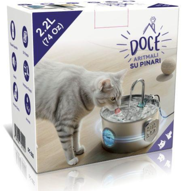 DOCE ARITMALI SU PINARI ÇELİK 2,2L (74 OZ)