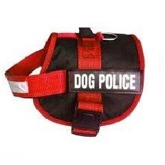 PETPRETTY - DOG POLICE COLLAR BIG RED