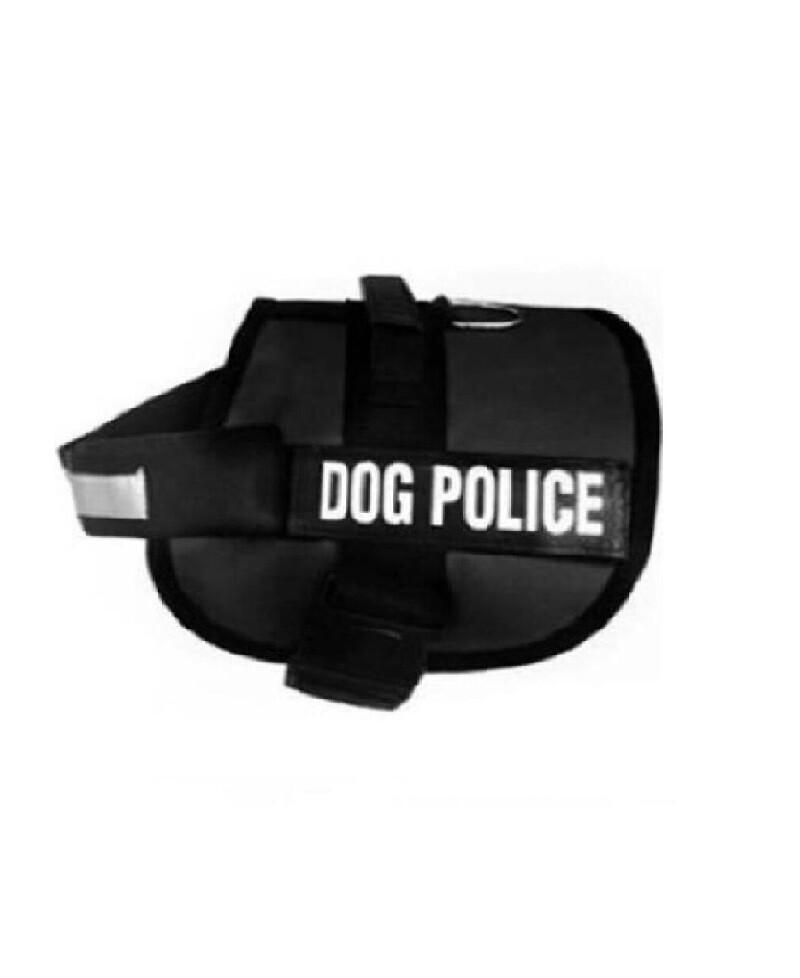 PETPRETTY - DOG POLICE COLLAR SMALL BLACK