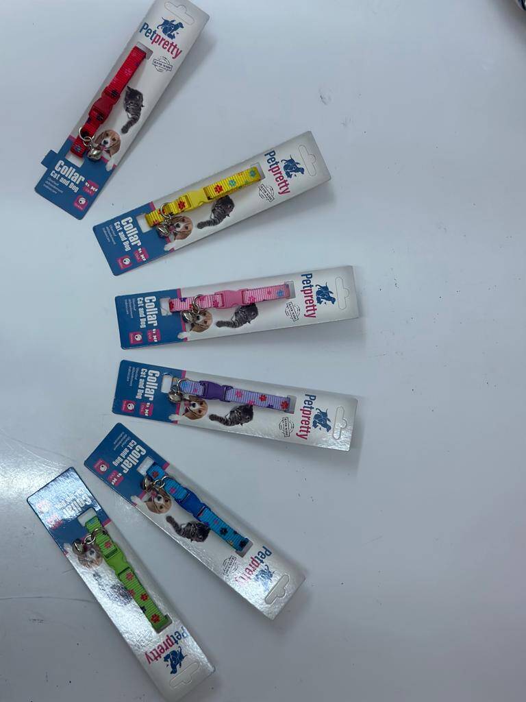 KEDİ KÖPEK BOYUN TASMASI DESENLİ TEKLİ KARTON 12'Lİ PAKET