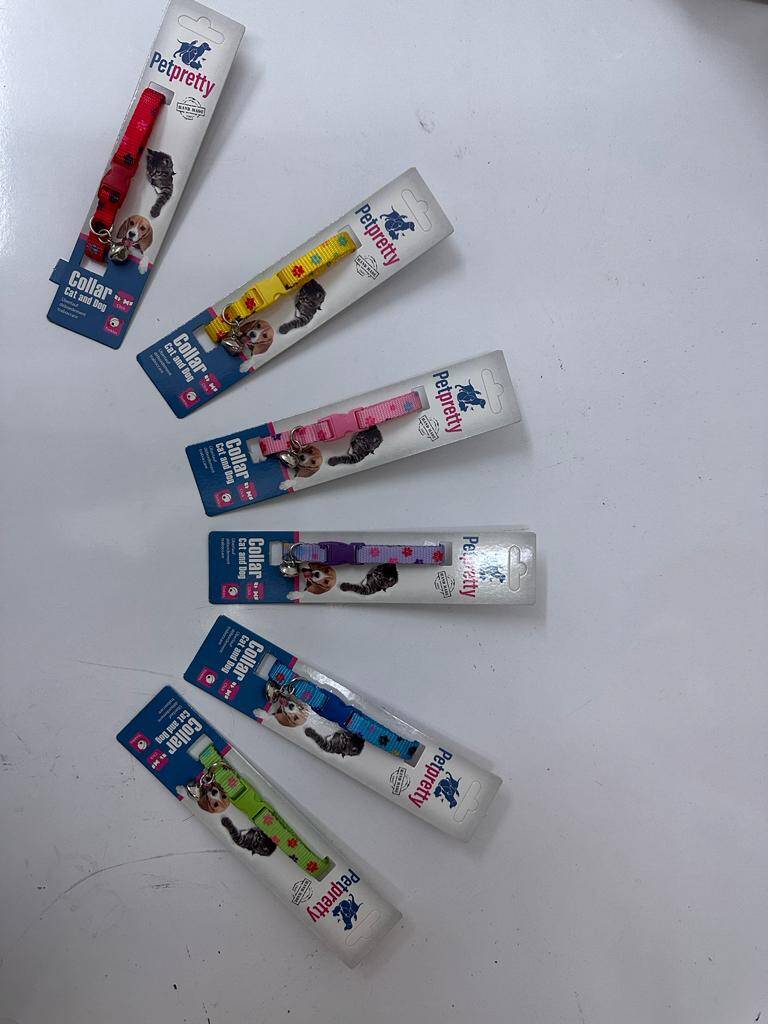 KEDİ KÖPEK BOYUN TASMASI DESENLİ TEKLİ KARTON 12'Lİ PAKET