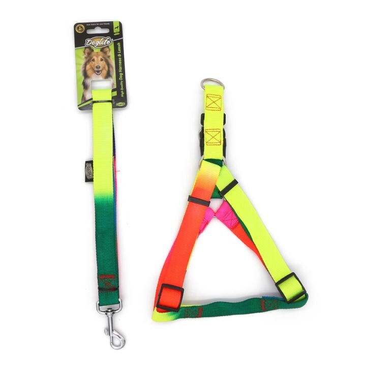  - DOGLİFE GÖKKUŞAĞI GÖĞÜS TASMASI+GEZDİRME 2,5CM