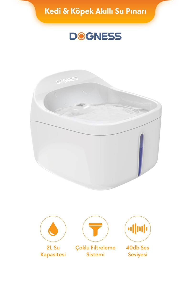 DOGNESS D01 AKILLI SU PINARI 2LT-SESSİZ MOTOR,FİLTRELİ