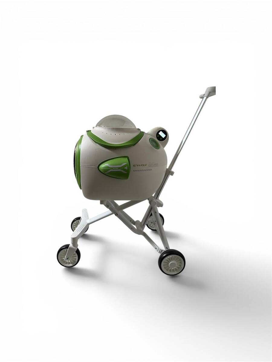 EWOX EVCİL HAYVAN ARABASI ASTRONOT FANLI BEYAZ