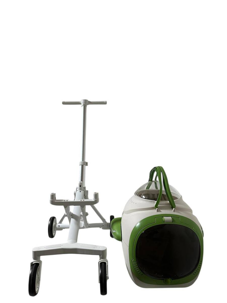 EWOX EVCİL HAYVAN ARABASI ASTRONOT FANLI BEYAZ